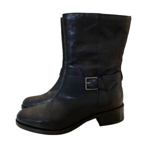 NWOT - Cole Haan Grand OS Leather Pull On Moto Boots